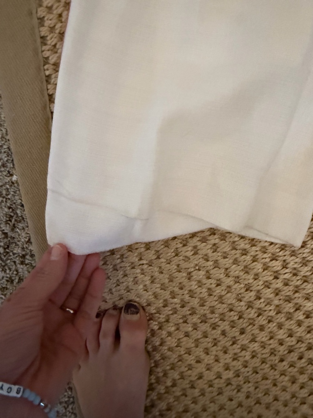 J. Crew Cream Stratus Pant - Picture 4 of 10